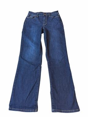 Model Off Duty Old Money Classic Judy Blue Straight Leg Dark Wash Jeans 9/29